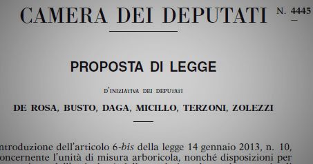 Proposta legge 4445